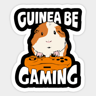 Guinea Be Gaming Video Gamer Gift Sticker